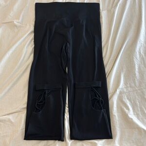 Victoria’s Secret PINK Ribbed High-Waist Leggings • Black • Size S • EUC